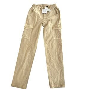 American Eagle Sand Cargo Pants 00 NWT Minimalist Coastal Utility Slim